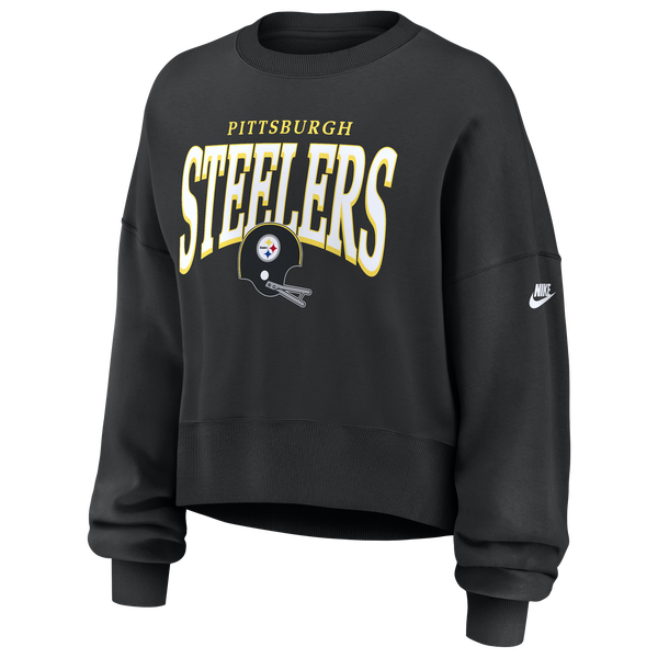 Nike NFL Steelers Crew - Women's - Black - Image 2