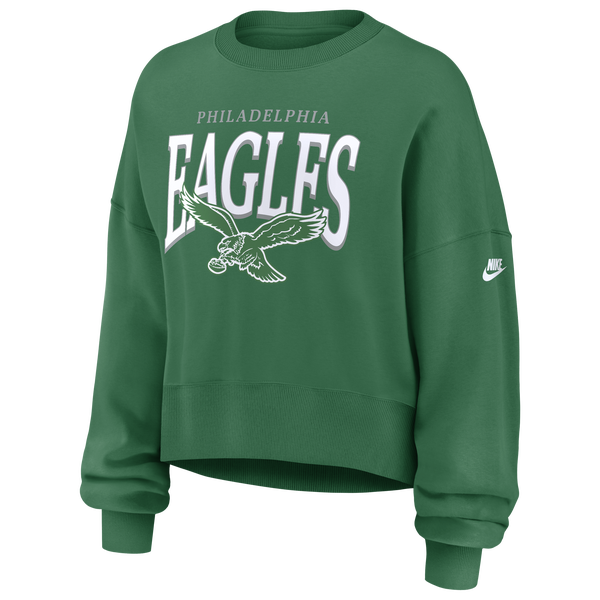 Nike NFL Eagles Crew - Women's - Green - Image 2