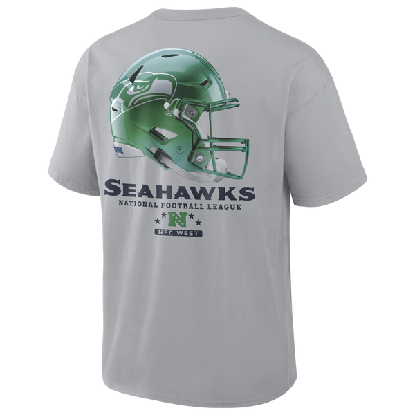 Nike Seahawks Rival Short Sleeve T-Shirt - Men's - Grey - Image 3