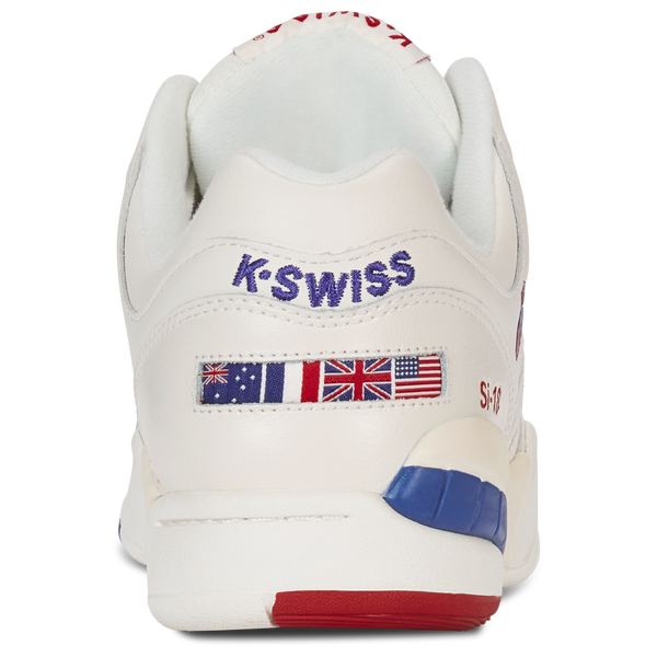 K-Swiss SI-18 International Heritage - Men's - Classic Blue/Brilliant White/Red - Image 3