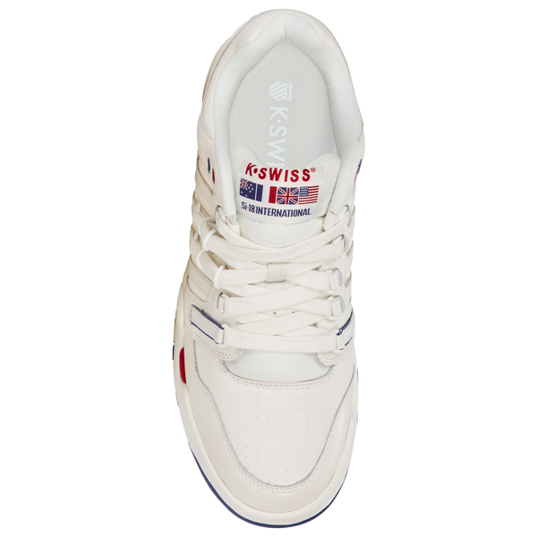 K-Swiss SI-18 International Heritage - Men's - Classic Blue/Brilliant White/Red - Image 4