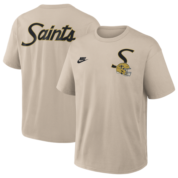 Nike NFL Saints Short Sleeve T-Shirt - Men's - Beige