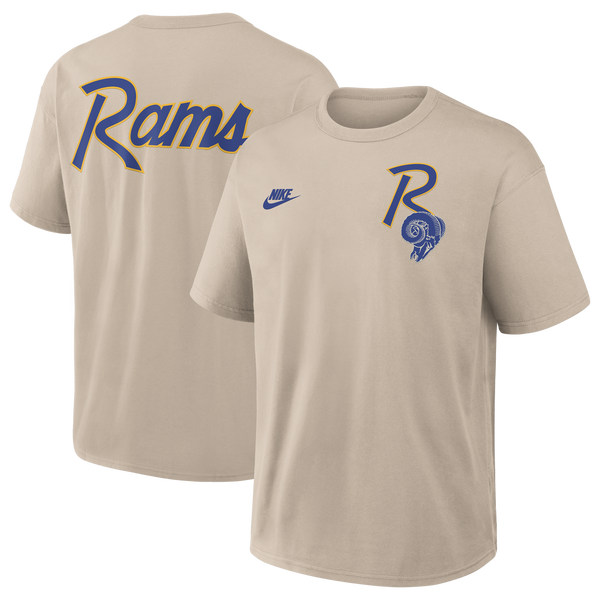 Nike NFL Rams Short Sleeve T-Shirt - Men's - Beige