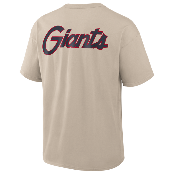 Nike NFL Giants Short Sleeve T-Shirt - Men's - Beige - Image 3