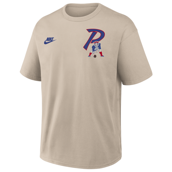 Nike NFL Patriots Short Sleeve T-Shirt - Men's - Beige - Image 2