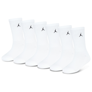 Jordan Everyday Essential 6PK Crew Socks - Youth - White