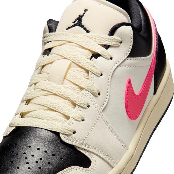 Jordan AJ 1 Low - Women's - Pale Ivory/Racer Pink - Image 7