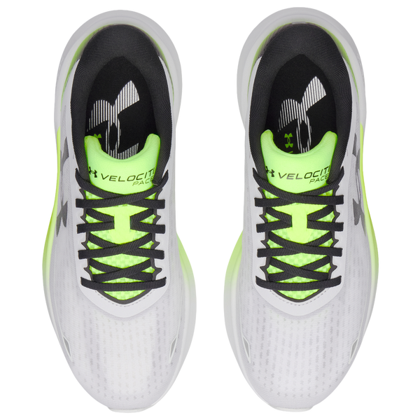 Under Armour Velociti Pace - Men's - White/Yellow/Black - Image 4