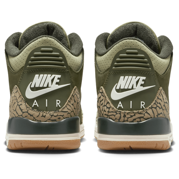 Jordan Retro 3 - Boys' Grade School - Neutral Olive/Sequoia/Medium Olive - Image 3