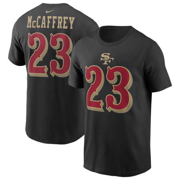 Nike 49ers NFL Rival CM23 Short Sleeve T-Shirt - Men's - Black