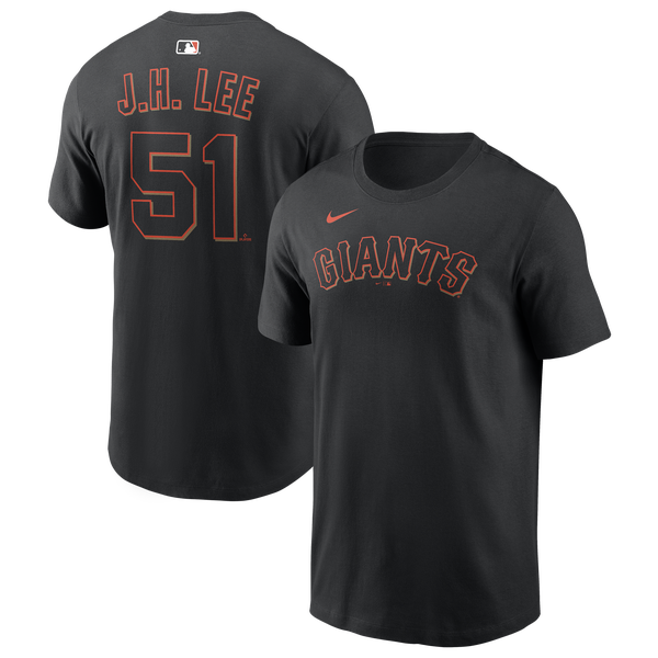 Nike Giants Name & Number T-Shirt - Men's - Black