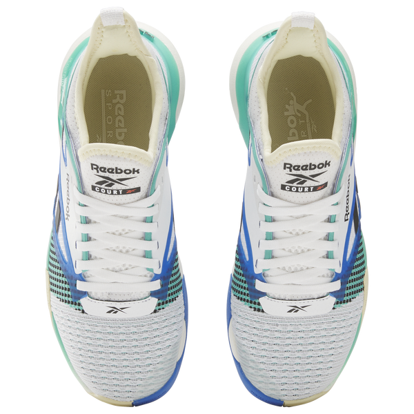 Reebok Nano Court - Women's - Weathered White/White/Unleashed Green - Image 3