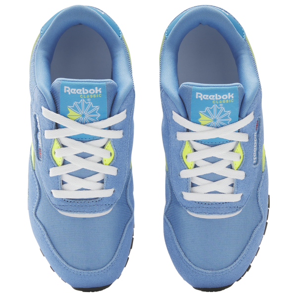 Reebok Classic Nylon - Girls' Preschool - Essential Blue/Solar Acid Yellow/Aluminum Blue - Image 4