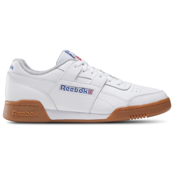 Reebok Workout Plus Leather - Men's - White/Vector Red/Vector Blue