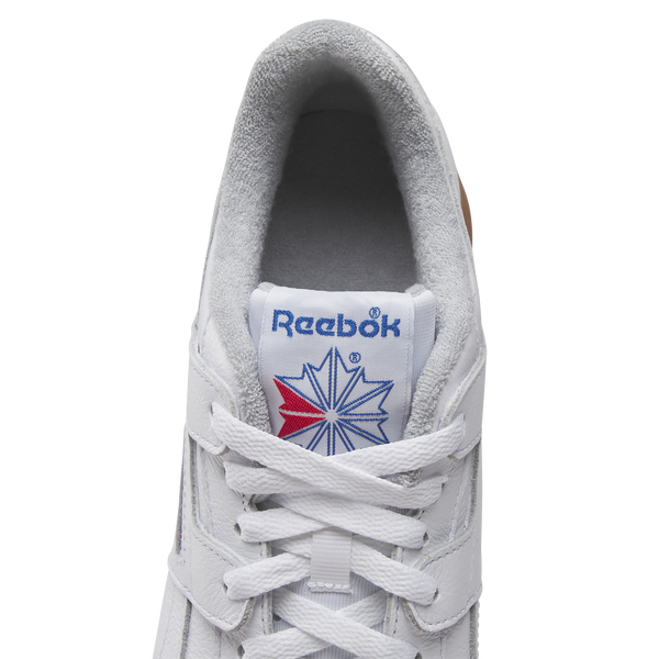 Reebok Workout Plus Leather - Men's - White/Vector Red/Vector Blue - Image 7