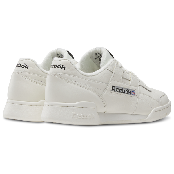Reebok Workout Plus Leather - Men's - Chalk/Chalk/Black - Image 3