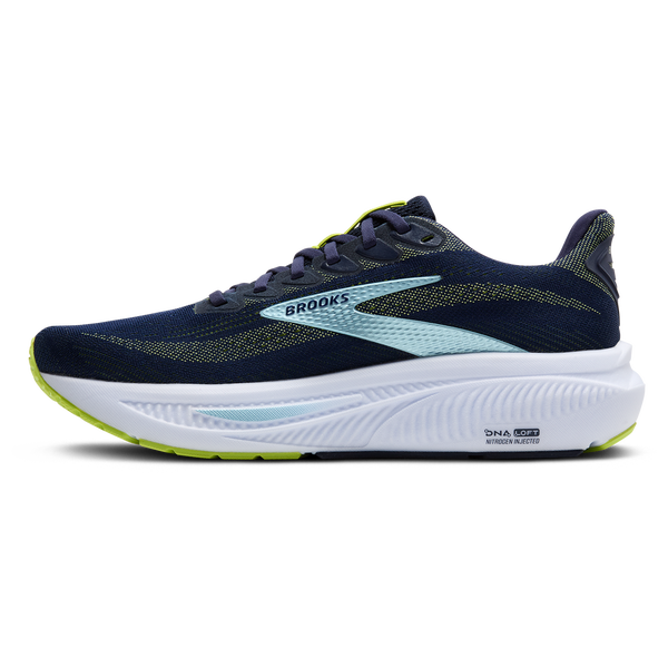 Brooks Ghost 17 - Men's - Peacoat/Lime/Blue - Image 2