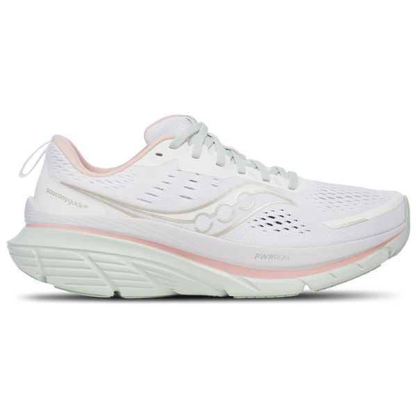 Saucony Guide 18 - Women's - White/Mist/Pink