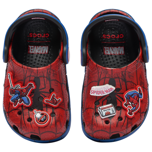 Crocs Classic Clogs Spider-Man - Boys' Toddler - Red/Blue