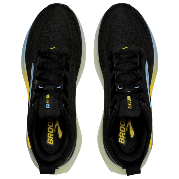 Brooks Glycerin 23 - Men's - Black/Yellow/Black - Image 4