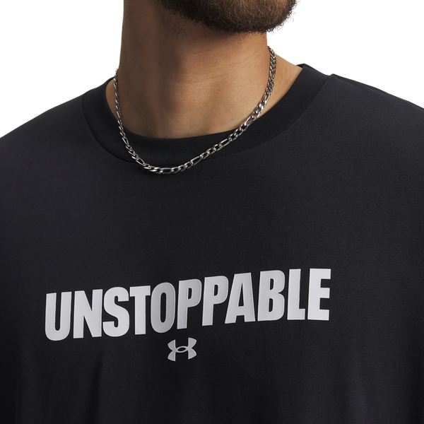 Under Armour Unstoppable T-Shirt - Men's - Black/White - Image 3
