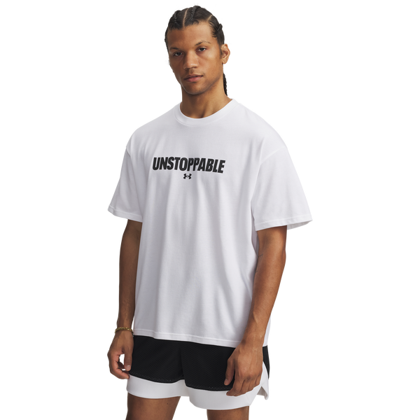 Under Armour Unstoppable T-Shirt - Men's - White/Black