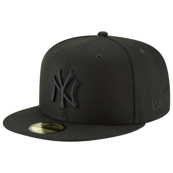 New Era Yankees 59Fifty Cap - Men's - Black/Black