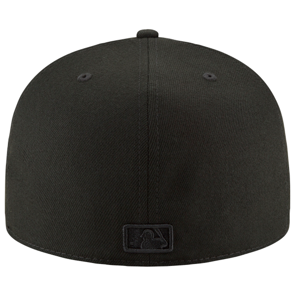 New Era Dodgers 59Fifty Cap - Men's - Black/Black - Image 7