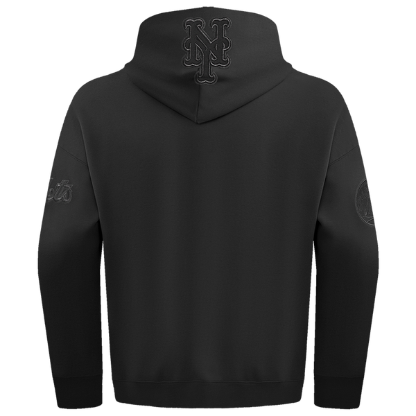 Pro Standard METS NEUTRAL DROP SHOULDER FLC PO HOODIE - Men's - Black - Image 2