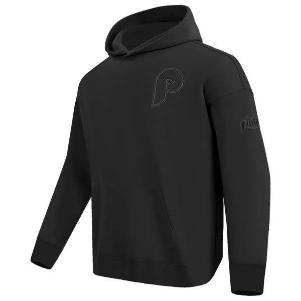 Pro Standard PHILLIES NEUTRAL DROP SHOULDER FLC PO HOODIE - Men's - Black - Image 3