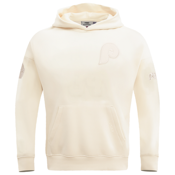 Pro Standard PHILLIES NEUTRAL DROP SHOULDER FLC PO HOODIE - Men's - Eggshell