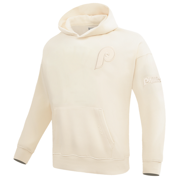 Pro Standard PHILLIES NEUTRAL DROP SHOULDER FLC PO HOODIE - Men's - Eggshell - Image 3