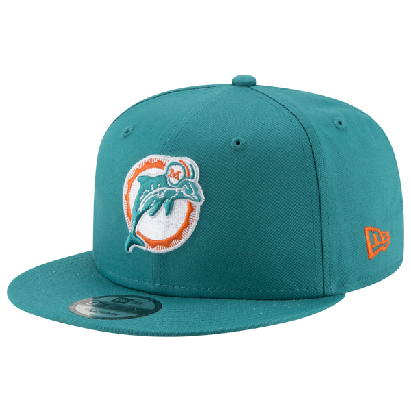 New Era Dolphins T/C Snapback - Men's - Teal/Orange - Image 2