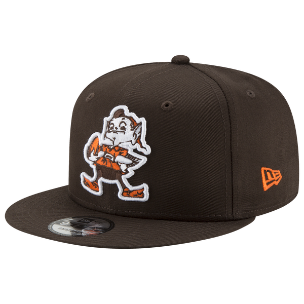 New Era Browns 9Fifty Historic Basic Cap - Men's - Brown/Orange