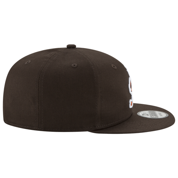 New Era Browns 9Fifty Historic Basic Cap - Men's - Brown/Orange - Image 5