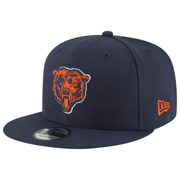 New Era Bears T/C Snapback - Men's - Navy/Orange