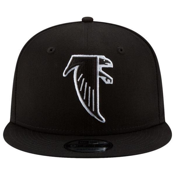New Era Falcons Throwback 9FIFTY Adjustable Snapback - Men's - Black - Image 3