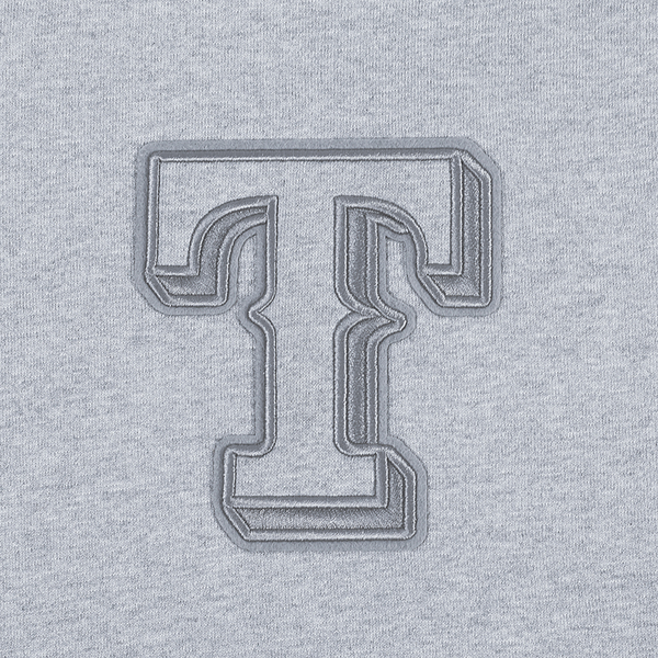Pro Standard RANGERS NEUTRAL DROP SHOULDER FLC PO HOODIE - Men's - Dark Heather Gray - Image 7