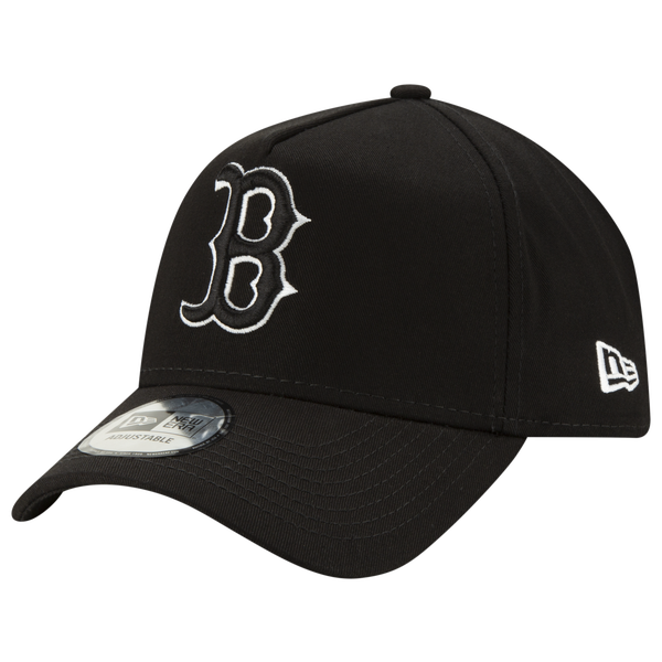 New Era Red Sox 9Forty A Frame Cap - Men's - Black/White - Image 2