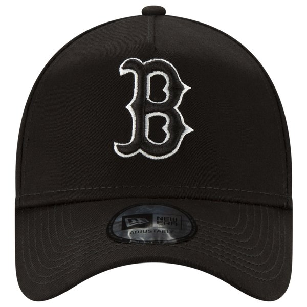 New Era Red Sox 9Forty A Frame Cap - Men's - Black/White - Image 3