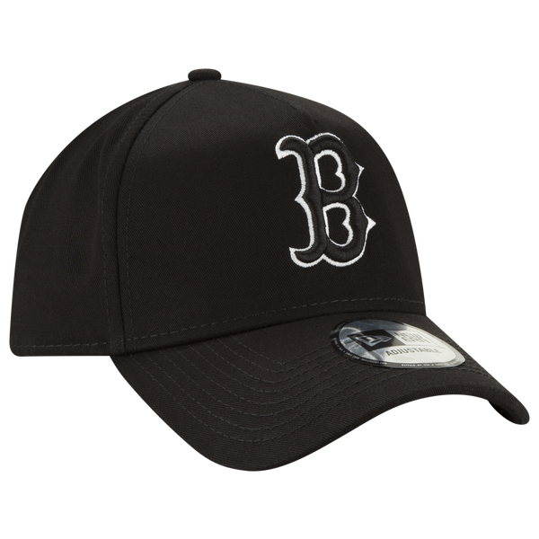 New Era Red Sox 9Forty A Frame Cap - Men's - Black/White - Image 4