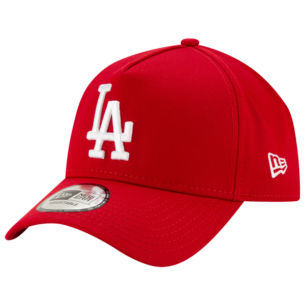 New Era Dodgers 9Forty A Frame Cap - Men's - Red/White - Image 2