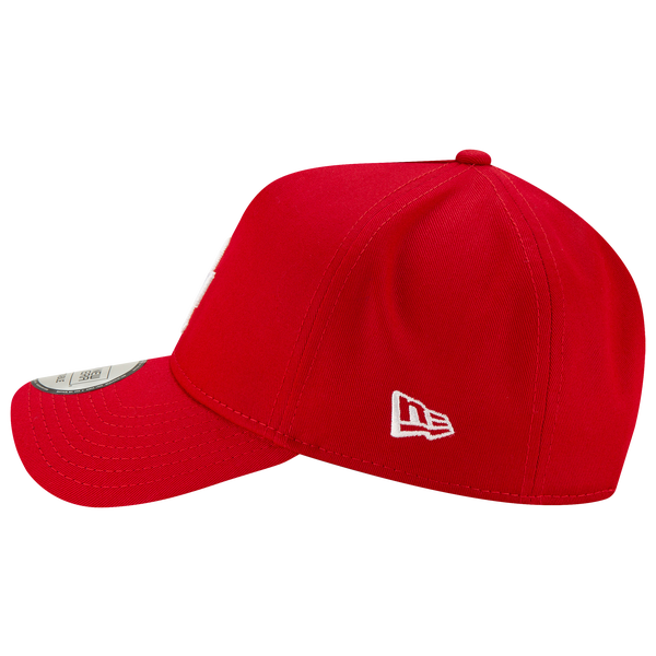 New Era Dodgers 9Forty A Frame Cap - Men's - Red/White - Image 6