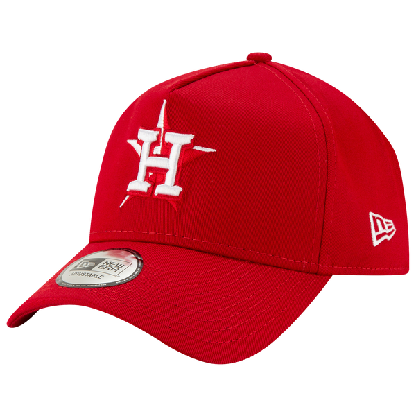 New Era Astros 9Forty A Frame Cap - Men's - Red/White