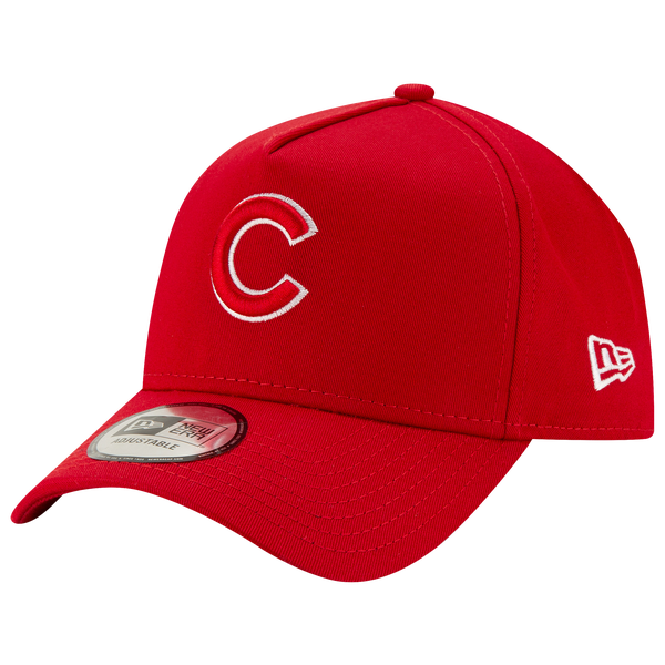 New Era Cubs 9FORTY A-Frame Cap - Men's - White/Red