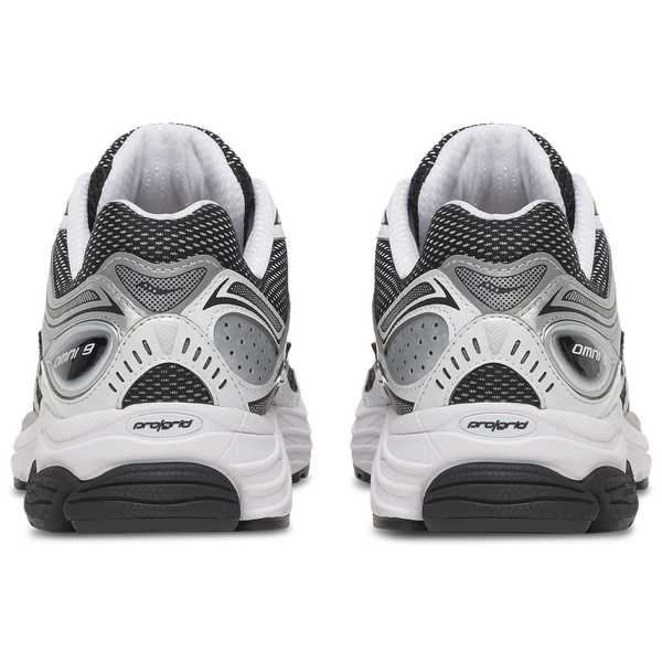 Saucony Pro Grid Omni 9 - Men's - Black/White/Silver - Image 3