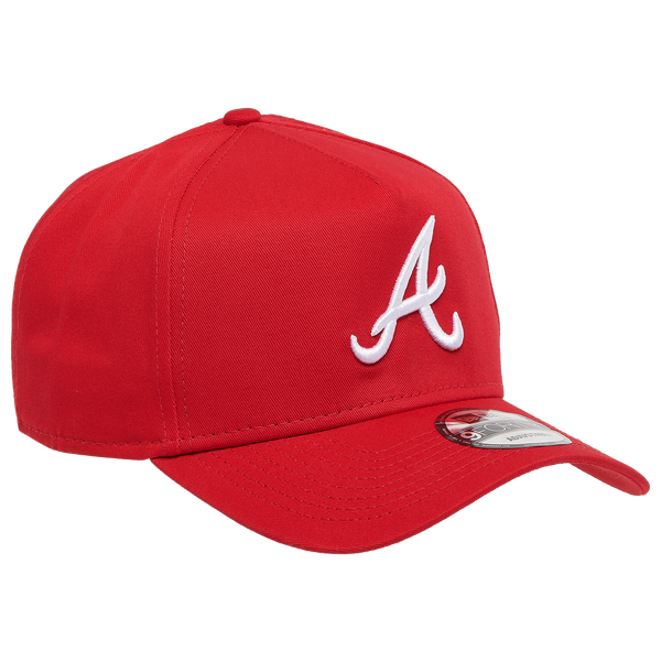 New Era Braves 9Forty A Frame Cap - Men's - Red/White - Image 4