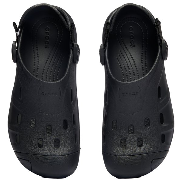 Crocs Quick Trail Classic Clogs - Men's - Black/Black - Image 4