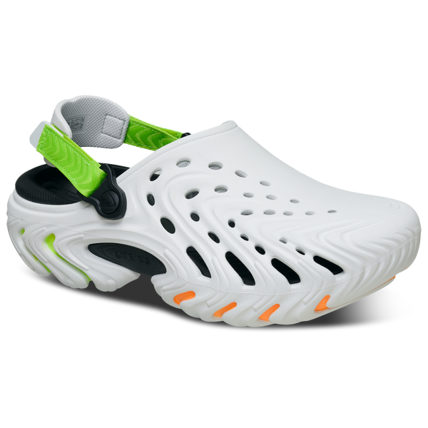 Crocs Echo II Clogs - Men's - Gray/Orange/Green