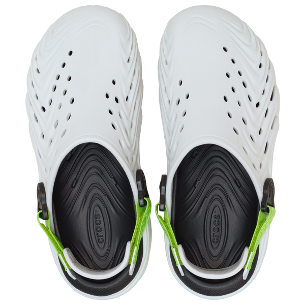 Crocs Echo II Clogs - Men's - Gray/Orange/Green - Image 4